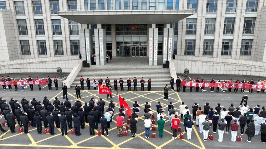 春暖花開，英雄歸來！葫蘆島市第二人民醫(yī)院支援綏中醫(yī)療隊凱旋而歸~(圖3)